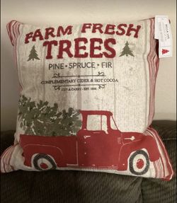 Farm Fresh Trees Pillow