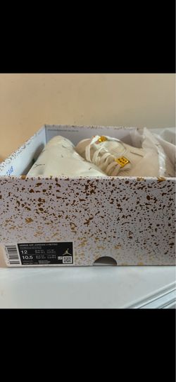 Gold and white retro 4      Size 12
