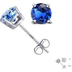 925 sterling silver cubic zirconia 4 claws