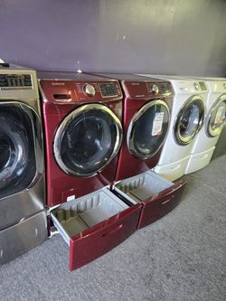Samsung Front Loads Washer And Dryer Electric 