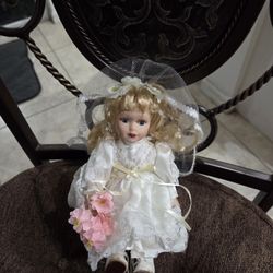 Porcelain Bride Doll 