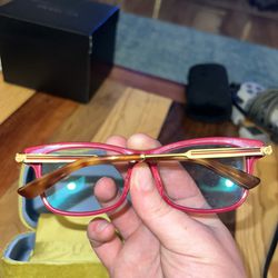 Red Gucci Glasses Frame 