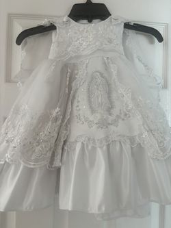 Vestido De Bautizo Size 1