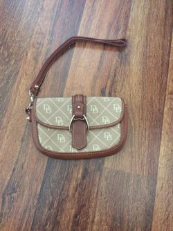 Dooney and Bourke leather clutch