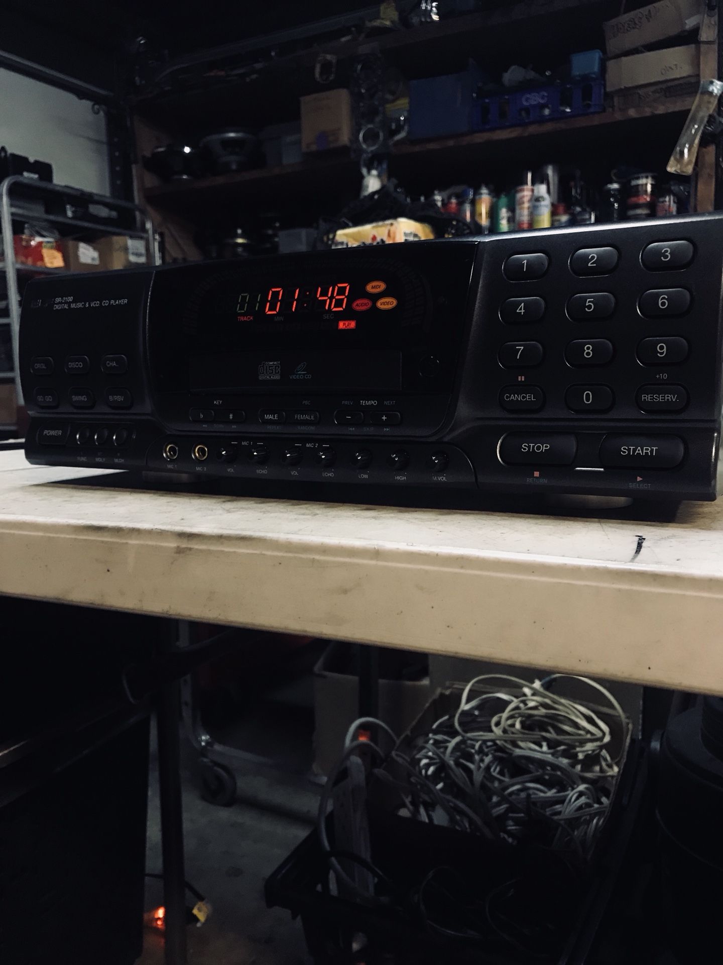 🎶 ELF Digital Music & VCD CD Player Karaoke Machine 🎤