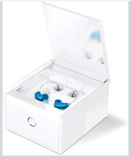 Audible Perfect Clean Hearing Aid, Earbud & Airpod Cleaning Machine. Wash & Dry