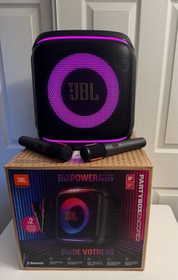 JBL PARTYBOX  ENCORE 2 WITH 2 MICROPHONES 🎤 🎤