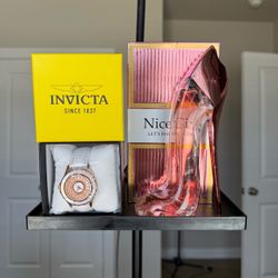 Invicta Watch in Box with Perfume Bundle