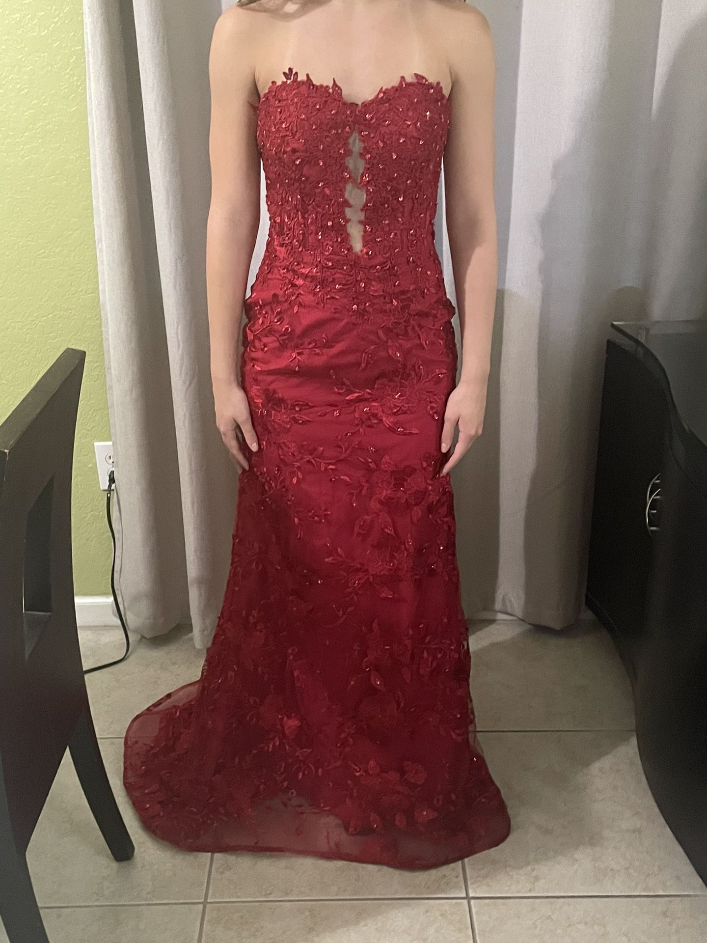 Red Prom Dress Size 6