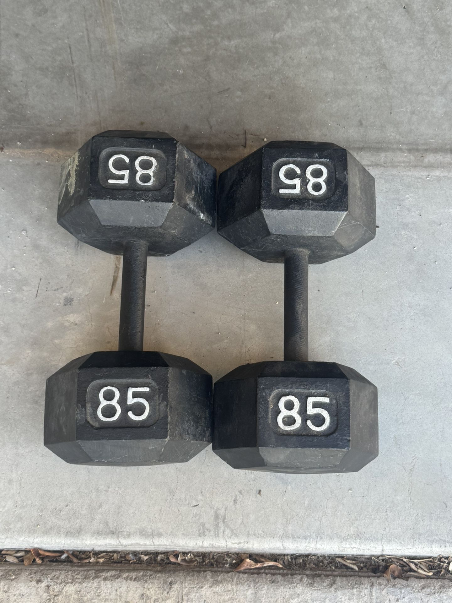 Pair Of 85lbs Dumbbells