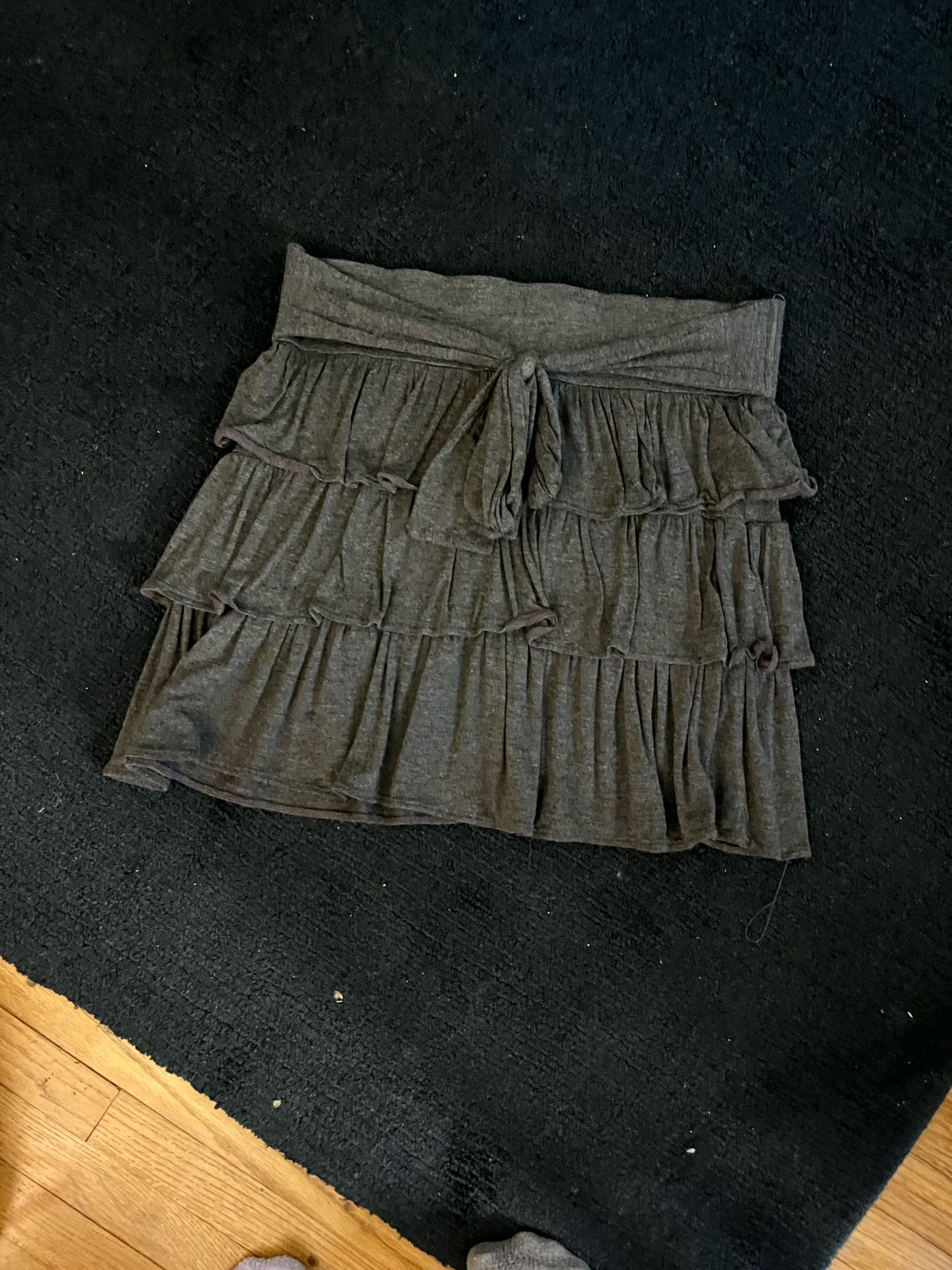 Layered Vintage Ruffle Skirt