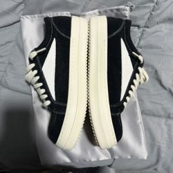 Rick Owens Vans In Black