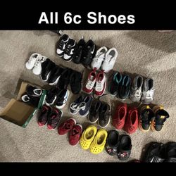 Foam Runners, Nike, Jordan, Crocs, Walking Shoes 6c