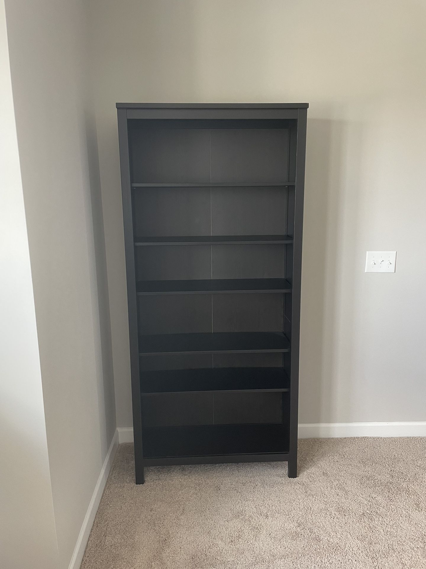 Black IKEA Hemnes Bookcase