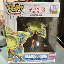 Funko Pop Television Netflix Stranger Things Scoops Ahoy #1547 Demogorgon Sherbet Surprise