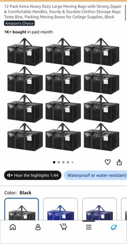 12 storage bag new $30
