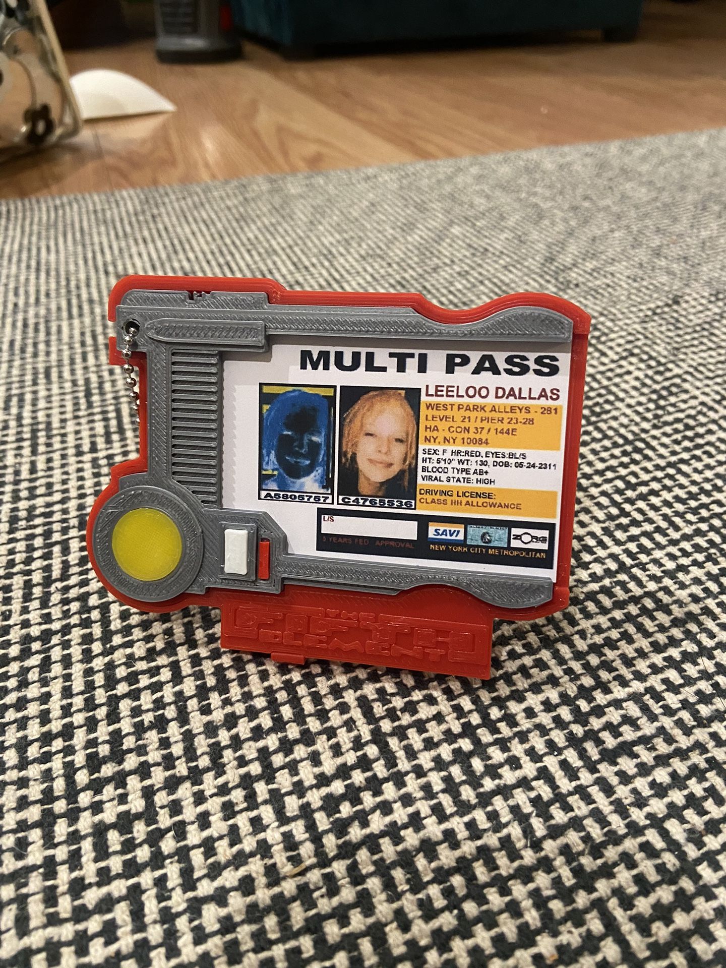 Fifth Element Leeloo Dallas Multipass