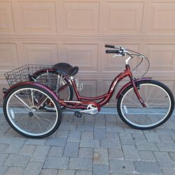 SCHWINN MERIDIAN TRICYCLE 26 INCH WITH COMFORTABLE SEAT 