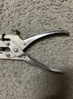 Vintage Leather Hole Punch 