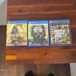 Mortal Kombat 11 Ps4 Disk ,COD Modern Warfare 2 PS4 Disk ,GTA 5 Premium Edition PS4 Disk