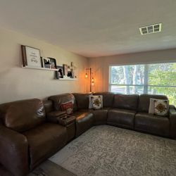 Brown Sectional Couch