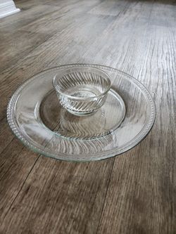 Serving Plate With Bowl 