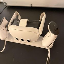 Meta Quest 3 with charging stand