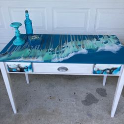 Modern Solid Wood Desk 