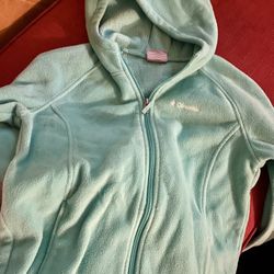 Child’s Large Fleece Columbia Hoodie Jacket 