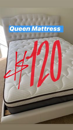 Q ‼️ LOCATED IN LOS ANGELES ‼️ $20 Delivery Fee ‼️ BRAND NEW PILLOW TOP MATTRESSES💯 COLCHONES NUEVOS PILLOW TOP 💯 Queen $120 ❌ $180 With Box Sp