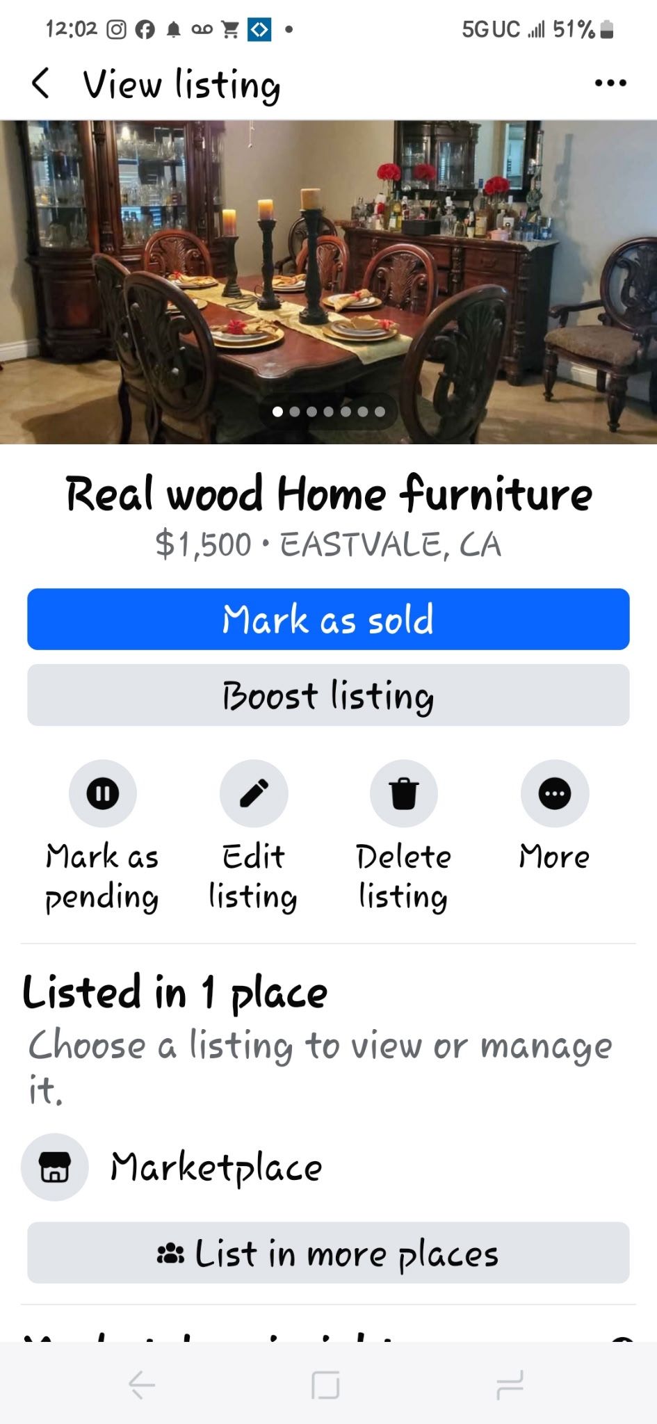 15 Piece Furniture Set $100 a piece