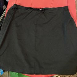 Large Black Fragile Skirt