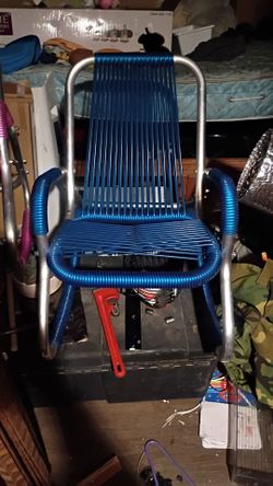 2 Vintage Spaghetti String kids rocking chairs