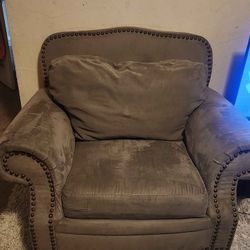 Microfiber Singl Sofa With a zipper. Washable.