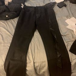1:1 Rick Owen jeans waxed
