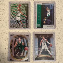 Jayson Tatum Trading Card Lot, Celtics