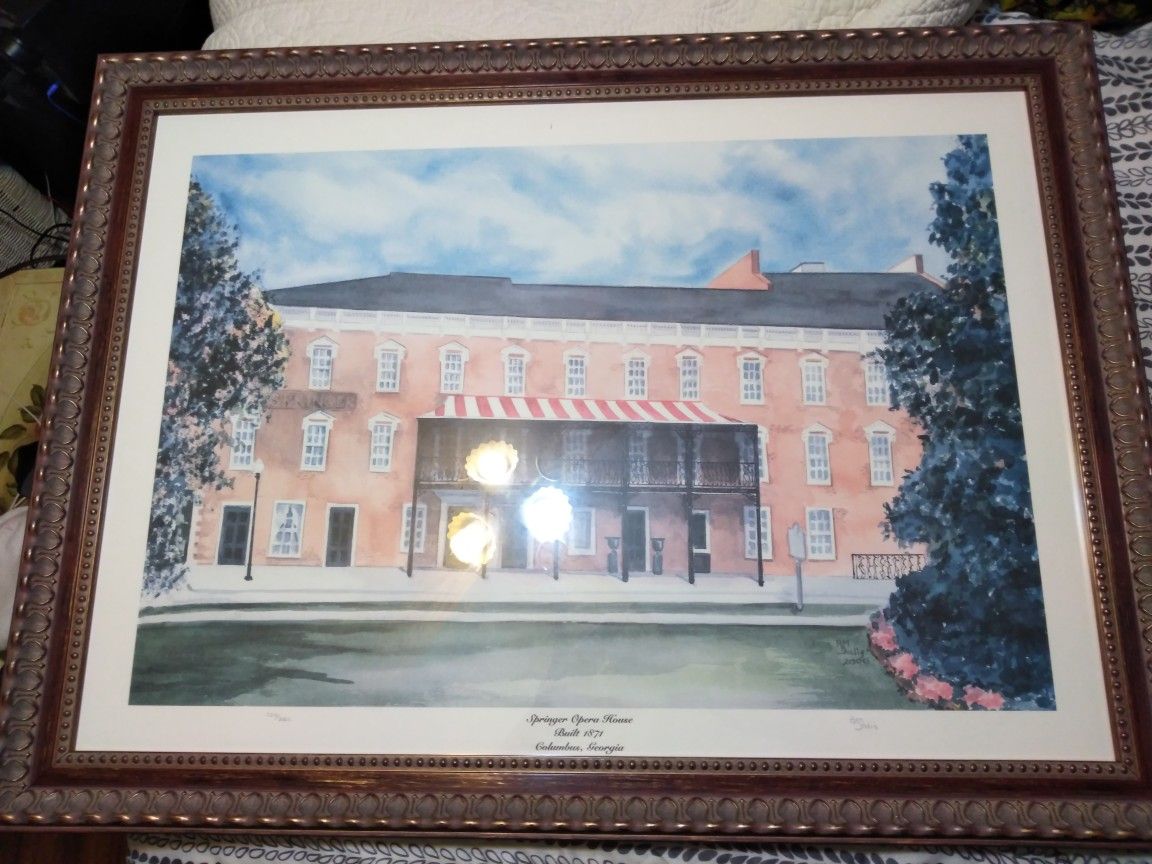 Painting Of The ColumbusOpera House