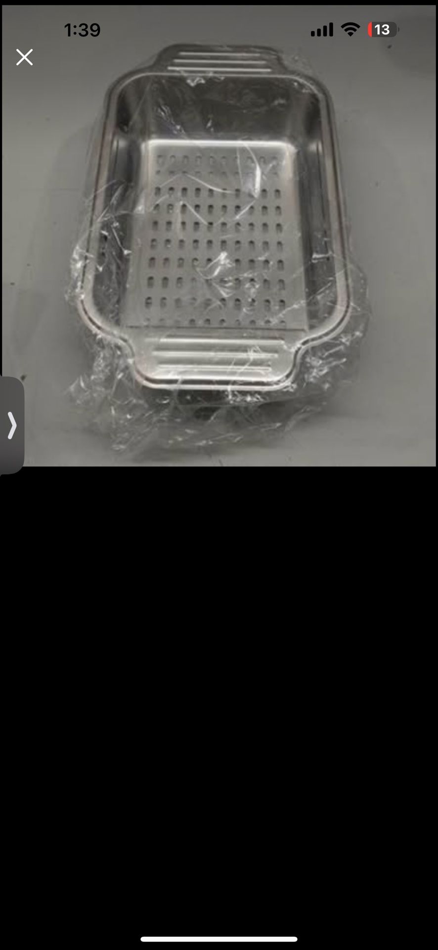 4 In 1 Collapsible Sink Colander. Food Grade Stainless Steel Strainer. Extendable