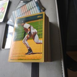 Stack Of 1999 Topps Baseball Cards