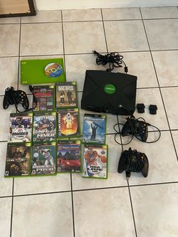 Original Xbox Console Bundle with Games and Controllers