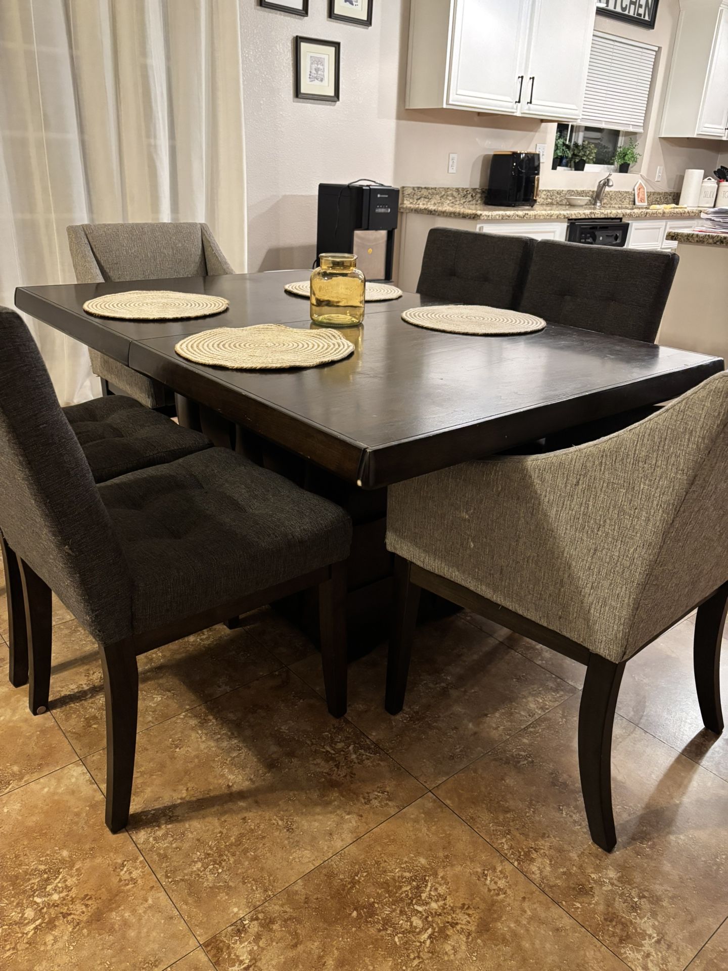 Dining Table 6  Chairs