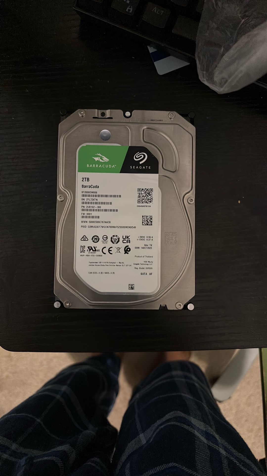 Barracuda 2tb Hard drive