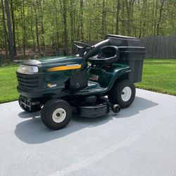 CRAFTSMAN LT-1000 17.5-HP  42” DECK RIDING TRACTOR with Grass Bins Works & Runs Great 👍 