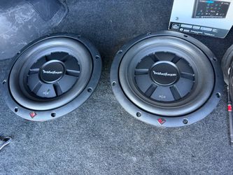 Rockford Fosgate 10 inch subwoofers shallow