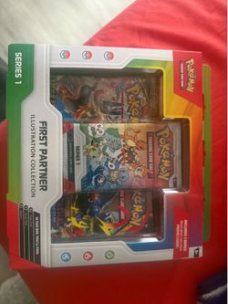 Pokémon TCG: First Partner Illustration Collection—Series 1 box