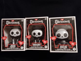 3 brand new skullamos cute animal figures