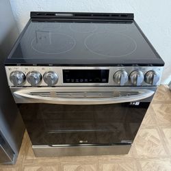 LG SLADE IN STOVE STAINLESS STEEL.