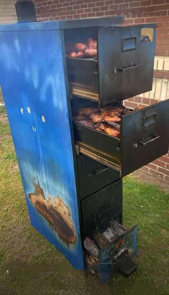 Metal 3 Draw Cabinet