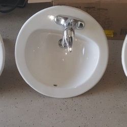 Brand New Bathroom Sinks With Faucets $45/each 