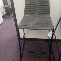 Grey Bar Stool
